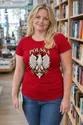 Koszulka damska czerwona Polska orzeł patriotyczna godło prezent, zdjęcie 5