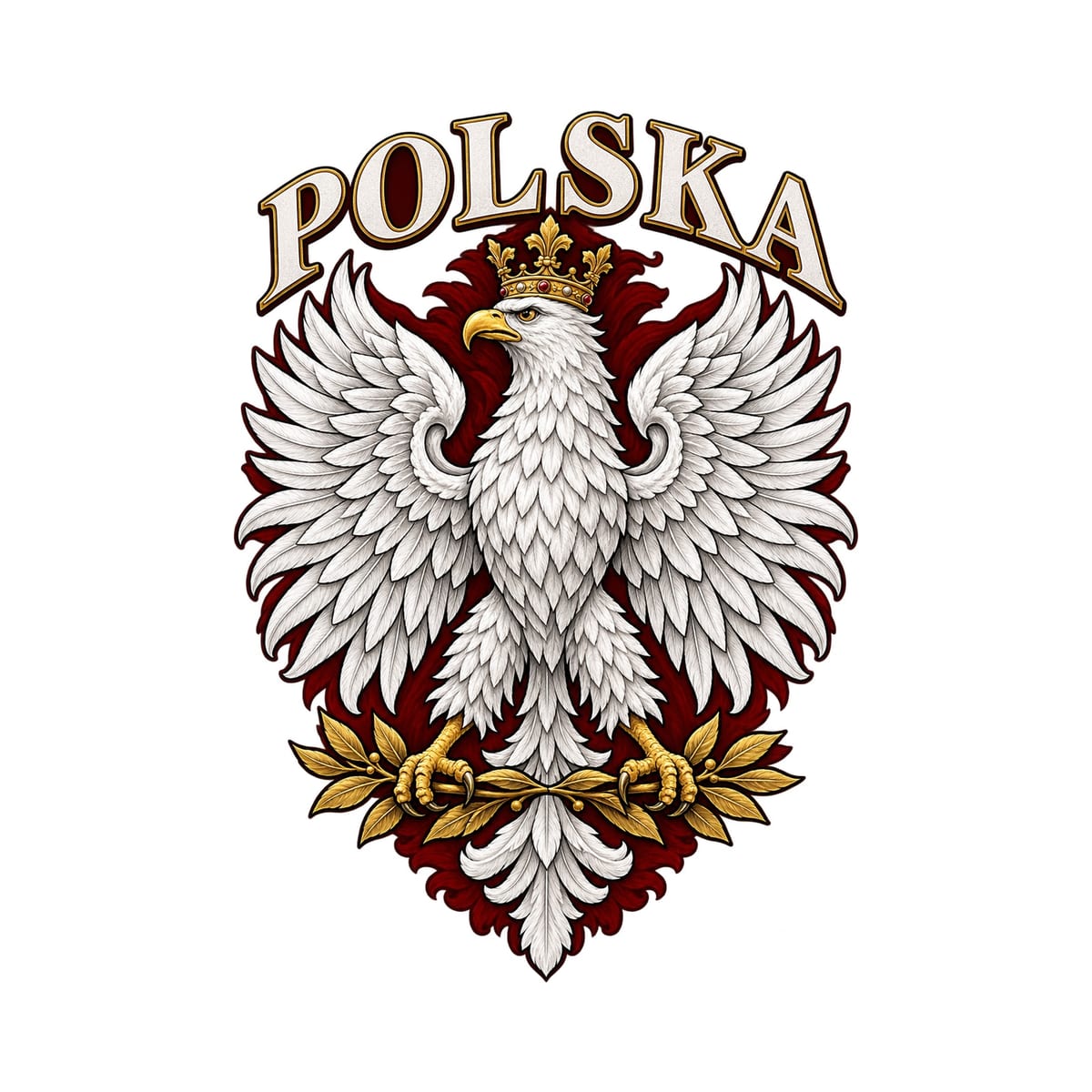 Koszulka damska biała Polska orzeł patriotyczna godło prezent, zdjęcie 2