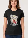 Koszulka damska czarna polska orzeł patriotyczna flaga prezent, zdjęcie 1