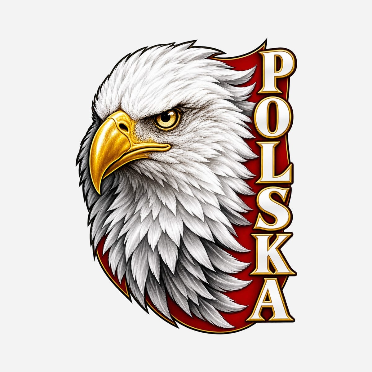 Koszulka damska czerwona Polska orzeł bielik patriotyczna urodziny, zdjęcie 2