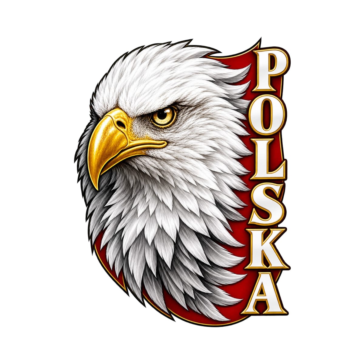 Koszulka damska biała Polska orzeł bielik patriotyczna prezent, zdjęcie 2