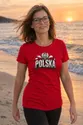 Koszulka damska czerwona Polska orzeł kamienne litery patriotyczna, zdjęcie 6