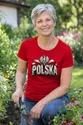 Koszulka damska czerwona Polska orzeł kamienne litery patriotyczna, zdjęcie 8