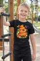 Koszulka z kapibarą dla chłopca czarna słodki styl kawaii prezent, zdjęcie 6