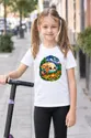 Koszulka dla chłopca z kamperem biała słodki kawaii, zdjęcie 5