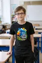 Koszulka z ciężarówką dla chłopca czarna wesoła bajka, zdjęcie 4