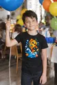 Koszulka z rybą dla chłopca czarna wesoła bajkowa scena, zdjęcie 5