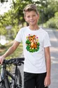 Koszulka dla chłopca z tygrysem biała cyfrowy pixel art, zdjęcie 6