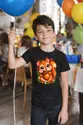 Koszulka dziecięca z wiewiórką dla chłopca czarna słodki styl kawaii, zdjęcie 5