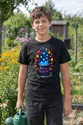 Koszulka z kociołkiem pixel art dla chłopca czarna prezent, zdjęcie 8