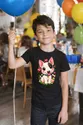Koszulka dziecięca z bulterierem dla chłopca czarna słodki kawaii, zdjęcie 6