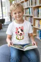 Koszulka dziecięca z bulterierem dla chłopca biała słodki kawaii, zdjęcie 6