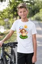 Koszulka dziecięca z baranem dla chłopca biała pixel art, zdjęcie 5