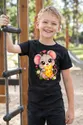 Koszulka z myszą dla chłopca czarna słodki styl kawaii, zdjęcie 4