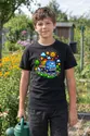 Koszulka z tirem w pixel art dla chłopca czarna dla dzieci, zdjęcie 8