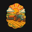 Koszulka z siewnikiem dla dziewczynki czarna retro lata 70, zdjęcie 2