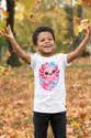 Koszulka z aksolotlem dla chłopca biała słodki styl kawaii, zdjęcie 4