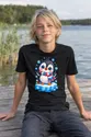 Koszulka z pingwinem dla dzieci dla chłopca czarna słodki kawaii, zdjęcie 5