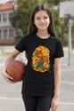 Koszulka z misiem wojtkiem retro dla dziewczynki czarna lata 70, zdjęcie 7