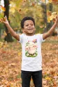 Koszulka z owieczką dla chłopca biała słodki styl kawaii, zdjęcie 4