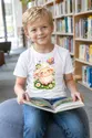 Koszulka z owieczką dla chłopca biała słodki styl kawaii, zdjęcie 6