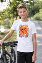 Koszulka z ośmiorniczką dla chłopca biała słodki kawaii, zdjęcie 6