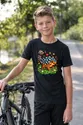 Koszulka z ankylozaurem pixel art dla chłopca czarna dla dzieci, zdjęcie 3