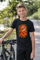 Koszulka dziecięca z orangutanem dla chłopca czarna słodki kawaii, zdjęcie 3