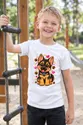 Koszulka dla chłopca z owczarkiem niemieckim biała kawaii, zdjęcie 5