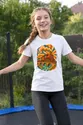Koszulka z pociągiem parowym dla dziewczynki biała lata 70, zdjęcie 6