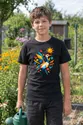 Koszulka z dźwigiem dla chłopca czarna geometryczne kształty, zdjęcie 8