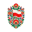 Koszulka z flagą Polski dla chłopca biała ludowa wycinanka, zdjęcie 2