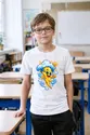 Koszulka dla chłopca z piorunem biała wesoła bajka dla dzieci, zdjęcie 4
