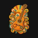 Koszulka z gitarą dla chłopca czarna klimat lat 70, zdjęcie 2