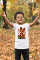 Koszulka z reniferem dla dzieci dla chłopca biała pixel art, zdjęcie 4