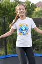 Koszulka z diamentem dla dziewczynki biała słodki kawaii, zdjęcie 5