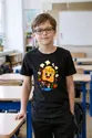 Koszulka z tostem dla chłopca czarna wesoła bajka, zdjęcie 4