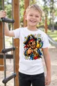 Koszulka z piratem dla chłopca biała komiksowa dynamika, zdjęcie 7