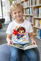 Koszulka z superbohaterem dla chłopca biała słodki kawaii, zdjęcie 4