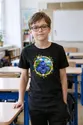 Koszulka z borówką dla chłopca czarna okrągła scena odznaki, zdjęcie 5