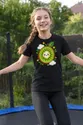 Koszulka z kiwi wycinanka dla dziewczynki czarna papierowa wycinanka, zdjęcie 7