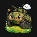 Koszulka z rosomakiem dla chłopca czarna słodki styl kawaii, zdjęcie 2