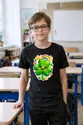 Koszulka z koniczyną naklejka dla chłopca czarna prezent, zdjęcie 6