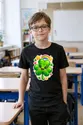 Koszulka z koniczyną naklejka dla chłopca czarna prezent, zdjęcie 5