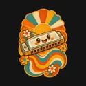 Koszulka z harmonijką dla chłopca czarna retro lata 70, zdjęcie 2