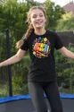 Koszulka z ksylofonem dla dziewczynki czarna styl kawaii, zdjęcie 3