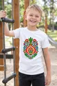 Koszulka z cebulą ludowa dla chłopca biała ludowa wycinanka, zdjęcie 5
