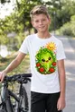 Koszulka z sałatą dla chłopca biała słodki kawaii z pomidorkami, zdjęcie 8