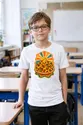 Koszulka z nachos w stylu retro dla chłopca biała klimat lat 70, zdjęcie 7