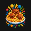 Koszulka ze spaghetti geometryczna dla chłopca czarna dla dzieci, zdjęcie 2